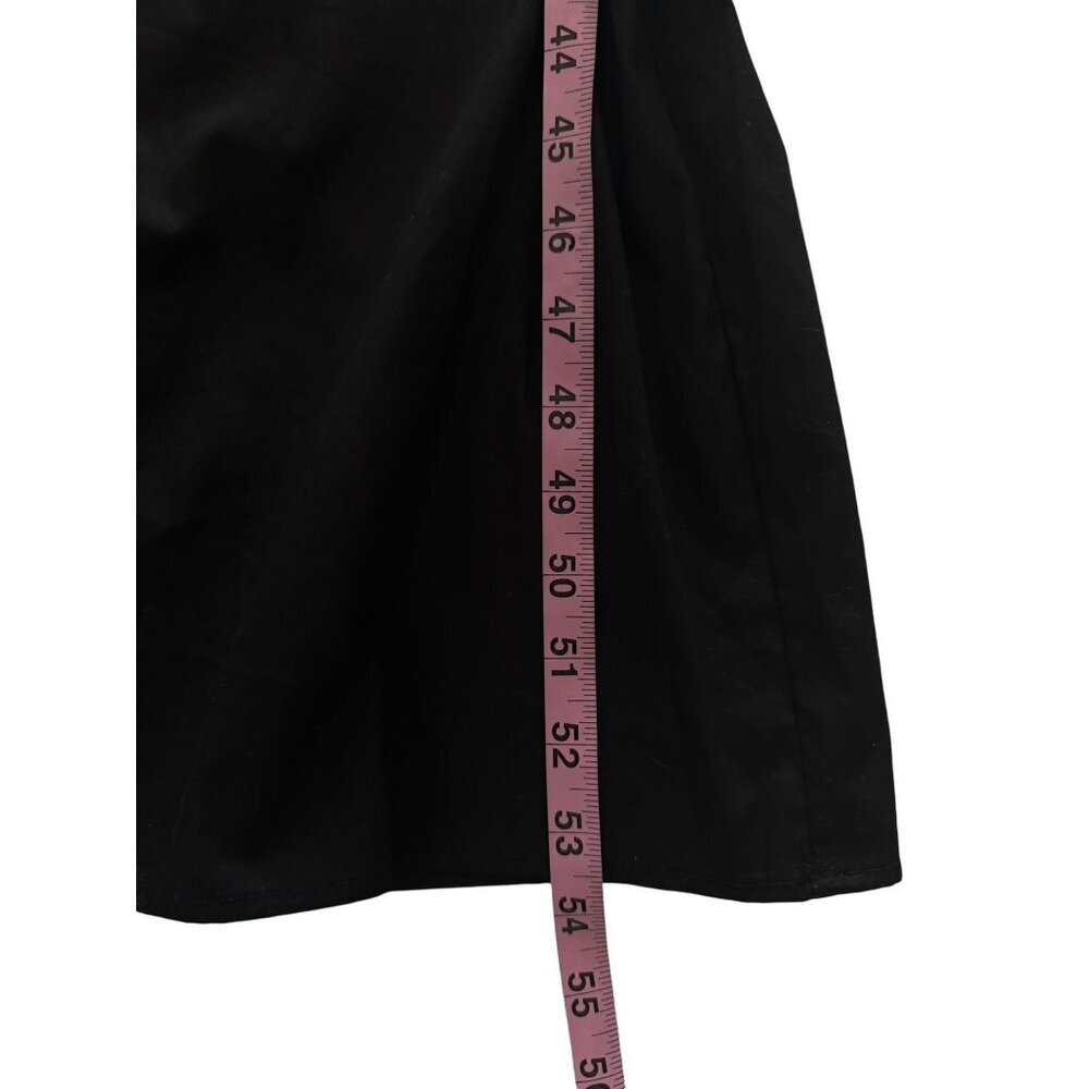 NWT French Connection Ladies Black Puff Sleeve Poplin Cotton‎ Maxi Dress Size L - Picture 9 of 15